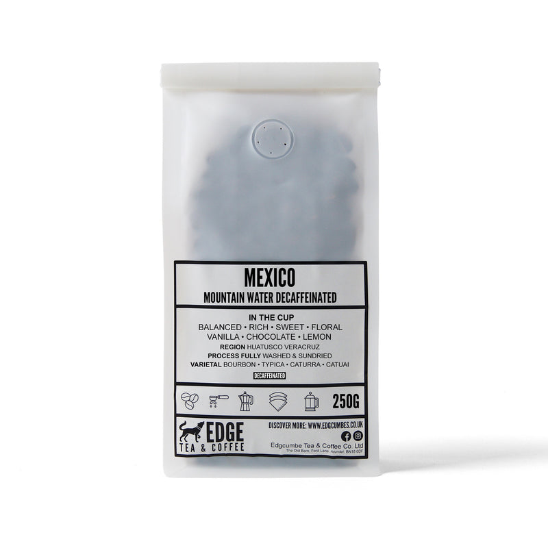 Mexico Decaf Mountain Water coffee bag